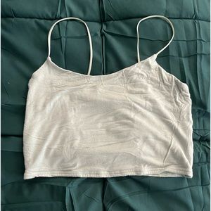 Mint green cropped tank top